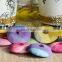 Diamond UFO shape rainbow erasers Blister card packing erasers
