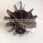 HX40 12 Blades Turbine Shaft /turbo Wheel /turbo Shaft for 3519336 Turbocharger