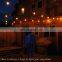 Weatherproof Hanging Edison LED Bulb Light String Solar Powered Wedding Festoon Garden Patio Night Lights
