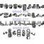 Quick coupler O.D 3 mm hard tube stainless steel schedule 40 steel pipe fittings npt fitting push fit