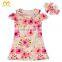 Fashion Kids Party One Piece Wear Girl Frock Simple Design Clothing Vintage Baby Dress Cutting.