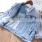 2020 Spring Girls' Jacket Denim Hole Clothes Coats Childrenswear Wholesale