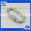 Stainless Steel High Polished Runway Shaped Screw Chain Link With Wide Jaw