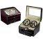 Single Watch Box  Custom Black Automatic Wooden Watch Case