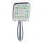 Bathroom 6 inch ABS plastic pressure rainfall shower head