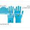 Hot selling food grade color 13 HPPE fiber strong grip cut resistant gloves with silicone dots