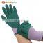 Safety glove for work gloves construction T/C seamless knitted liner with crinkle latex coated on palm and finger gloves