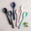 Silicone soup spoon non-stick cookware spoon food grade silicone soup spoon home hotel high temperature resistant soup spoon