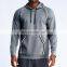 Wholesale custom men's sweater Casual and comfortable Long sleeve Loose Hooded printing Solid color movement
