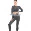 Amazon Europe and America autumn and winter seamless yoga wear quick-drying long-sleeved yoga wear suit