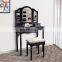 Cosmetics Drawer Dresser Furniture Style Dressing Table With Mirror