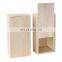 hot sale natural solid wood sliding wooden box for sale