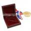 Hot sell custom wood medal packaging box for medals wooden medal storage display box