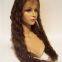 Brown Long Curly Human Hair Wig Wholesaler