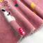 Polyreserve Single Face Pink Cute Design Textile Luxury 100% Poly For Winter Cloth