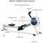 Weight Indoor Resistant Air Folding Rowing Machine