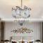 HUAYI High Lumen Customized Chandelier Crystal Lamp Hotel Modern Decoration Crystal Chandeliers