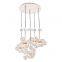 Creative Clear Bubble Hanging Pendant Light LED Glass Chandelier For Kitchen Dining Room Home Decor