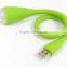 mini led gift as LED USB light muti-color 0.5w DC 3V black bendable easy carrying