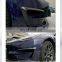 Hansshow Front Bumper Eyebrow Wind Knife Real Matte/Gloss Carbon Fiber Fog Light Cover Trim For Tesla Model 3