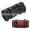 Motorcycle Saddle Bags Black Brown Leather Motorbike Side Tool Tail Bag PU Luggage Universal