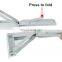 K Design Decorative White Powder Coated Folding  Mounted Support Wall Hanging Bracket