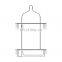 Metal Stainless Steel Rust Proof Shower Shelf Caddy No Drilling Bathroom Shower Storage Rack Hanging Shower Caddy