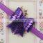 Girls sequins bow hairband for hair dress,bling cheerleader sequin hair bow,school girls bow hair accessory MY-AC0006