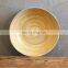 High Quality Eco Friendly Set of 3 Natural Spun Bamboo Salad Bowl, Handmade Serving Bowls With Lacquer Outside Wholesale