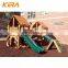 New style wooden toy children outdoor slide kids playground