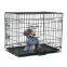 Wholesale Black Metal Steel Wire Crate Durable Outdoor Large Multi Puppy Crates