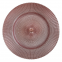 Manufacturer Royal Wedding Banquet Elegant Flower Restaurant Glass Charge Plate