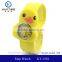 Yellow Duck Slap Watch With Silicone Strap for Girls