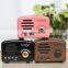 New Gift for Christmas Wholesale Wireless Portable Mini Super Bass Retro Speaker
