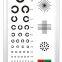 2024 Far Near Vision Standardized Eye Chart Visual Testing Pocket Eye Chart, Snellen Pocket Eye Chart Rosenbaum Pocket