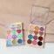 Hot sale 12 Color Glitter Eyeshadow Custom High Pigmented Chunky Glitter Eyeshadow La Sombra De Ojos
