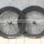 FLX-WS-CW08 : Carbon Cycling Road Bike Clincher Wheelset 88mm Rim ( Basalt Brake Side )