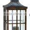 hurricane wooden candle holder / wooden lantern with glass / manufacture of stylish wooden lantern candle holder