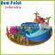 New Point PVC Shark Theme Inflatable Water Park