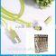 Wholesale Remax series USB Cable 2 in 1 LED light data cable for Micro&Apple