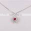 2015 new design silver jewelry for girl 925 sterling silver pendent necklace