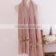 Wholesale New Plain Cotton Muslim Women Fashion Scarf Lace Hijab                        
                                                Quality Choice