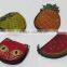 Handmade Jewelry pouches Leather coin purse zippered wallet