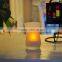 flameless glass led candle light