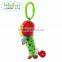 2016 new style rattle toy Lovely Monkey Cartoon Shaped Plush Educational Rattle Toys for babies china factory wholesale