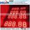 Hot sales led digital price number display/led programming sign display/gas station led display board