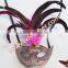 Wholesale Party Mask With Rooster Tail Feather Decoration