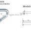 STEEL ELECTRIC GALVANIZED TARP ROPE HOOK tarp rope hook