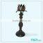 Antique Lotus-form Structure Candle Holder