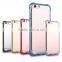 ultral thin TPU Edge and PC back clear case for iphone 6